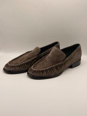 Vince Women's Brown Nora Brown Leather Loafers Shoes Sz 10 M